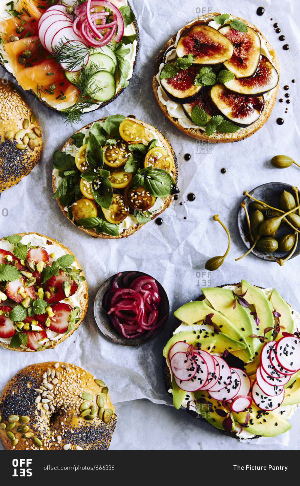 gourmet-colourful-bagels-with-a-selection-of-healthy-fillings-stock