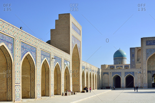 Kalon mosque. Bukhara, a UNESCO World Heritage Site. Uzbekistan