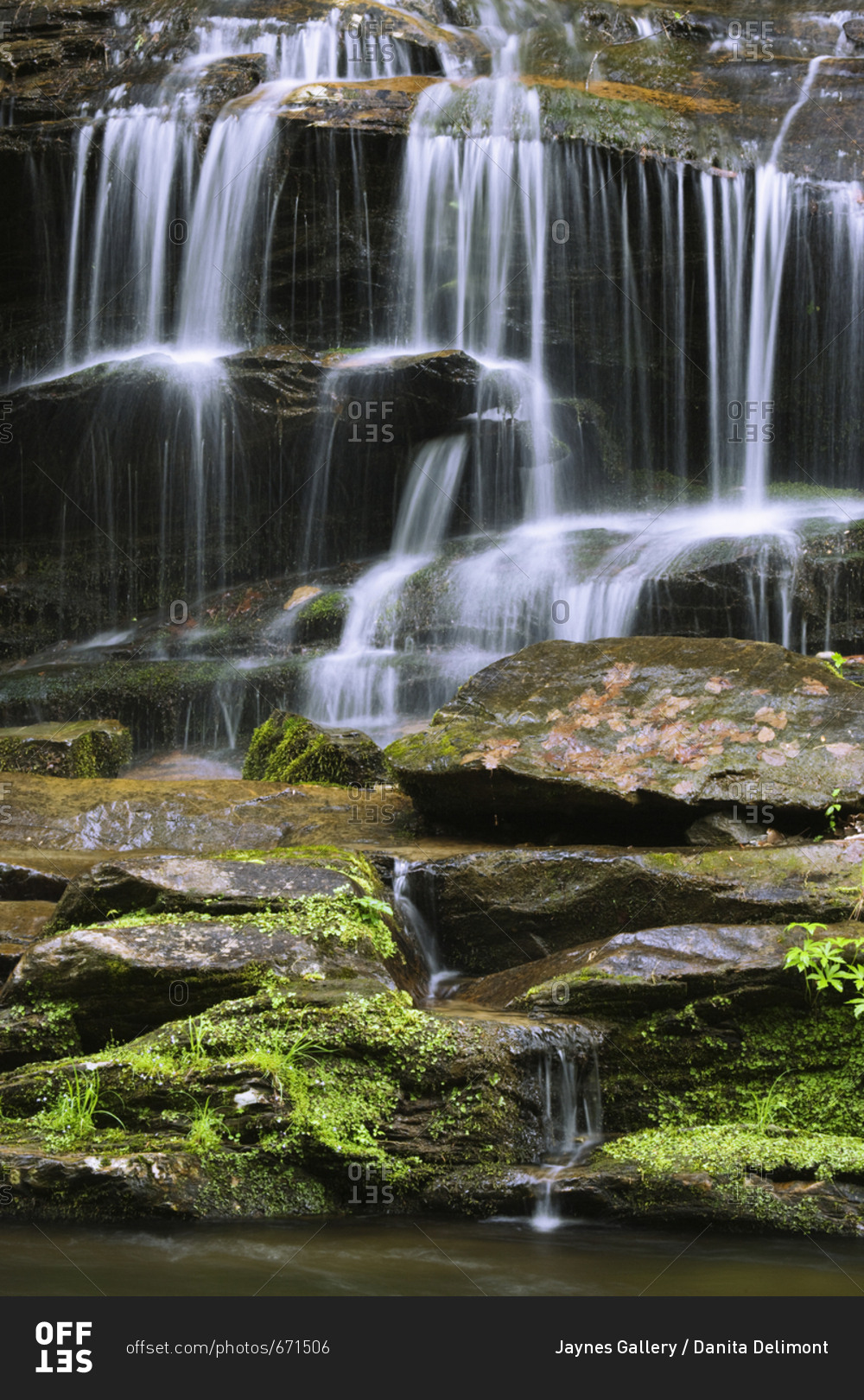USA, Tennessee, Great Smoky Mountains National Park, Waterfall