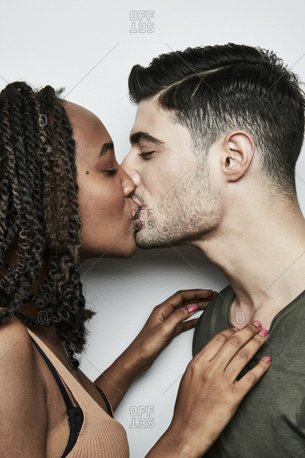 Young couple kissing - Offset Collection.