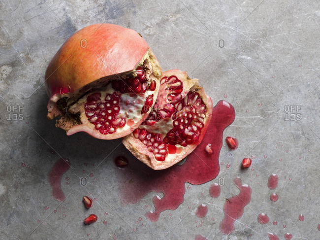 Juicy pomegranate