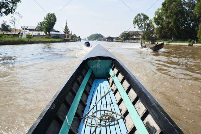 Myanmar- Inle lake- Fishing boat