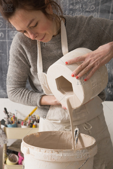 woman slips stock photos - OFFSET