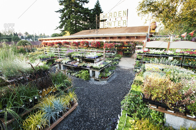 Garden Center Nursery Exterior View Stock Photo Offset