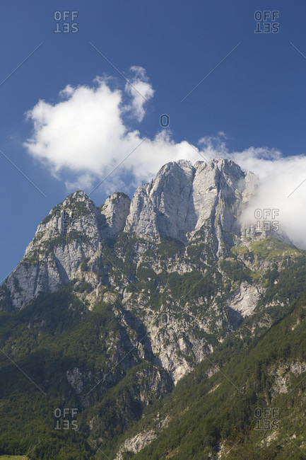 Kanin Mountains or Canin Mountains in Western Julian Alps, Bovec, Triglav, Slovenia