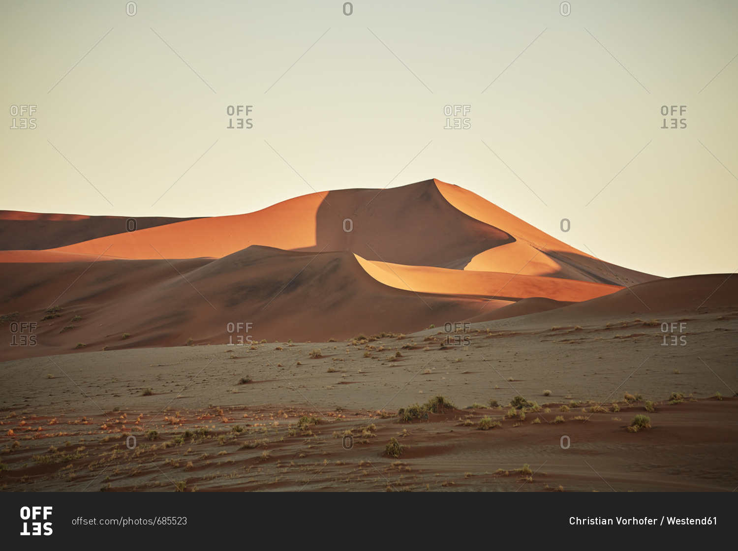 Africa- Namibia- Namib-Naukluft National Park- Namib desert- desert dunes