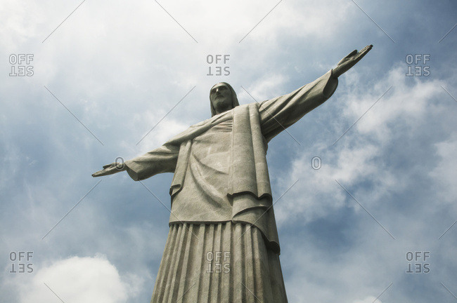 April 6, 2018: Christ The Redeemer Statue, Corcovado Mountain, Tijuca Forest National Park; Rio De Janeiro, Brazil