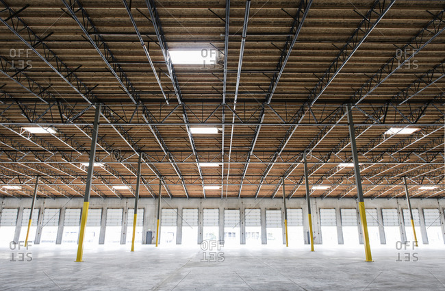 empty warehouse interior