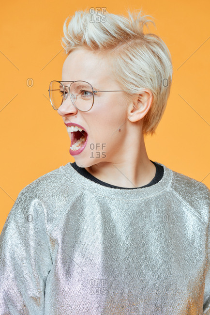 spike hairstyle stock photos - OFFSET