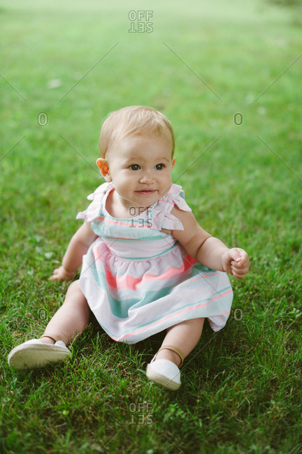 Picture of 1 year old hot sale baby girl