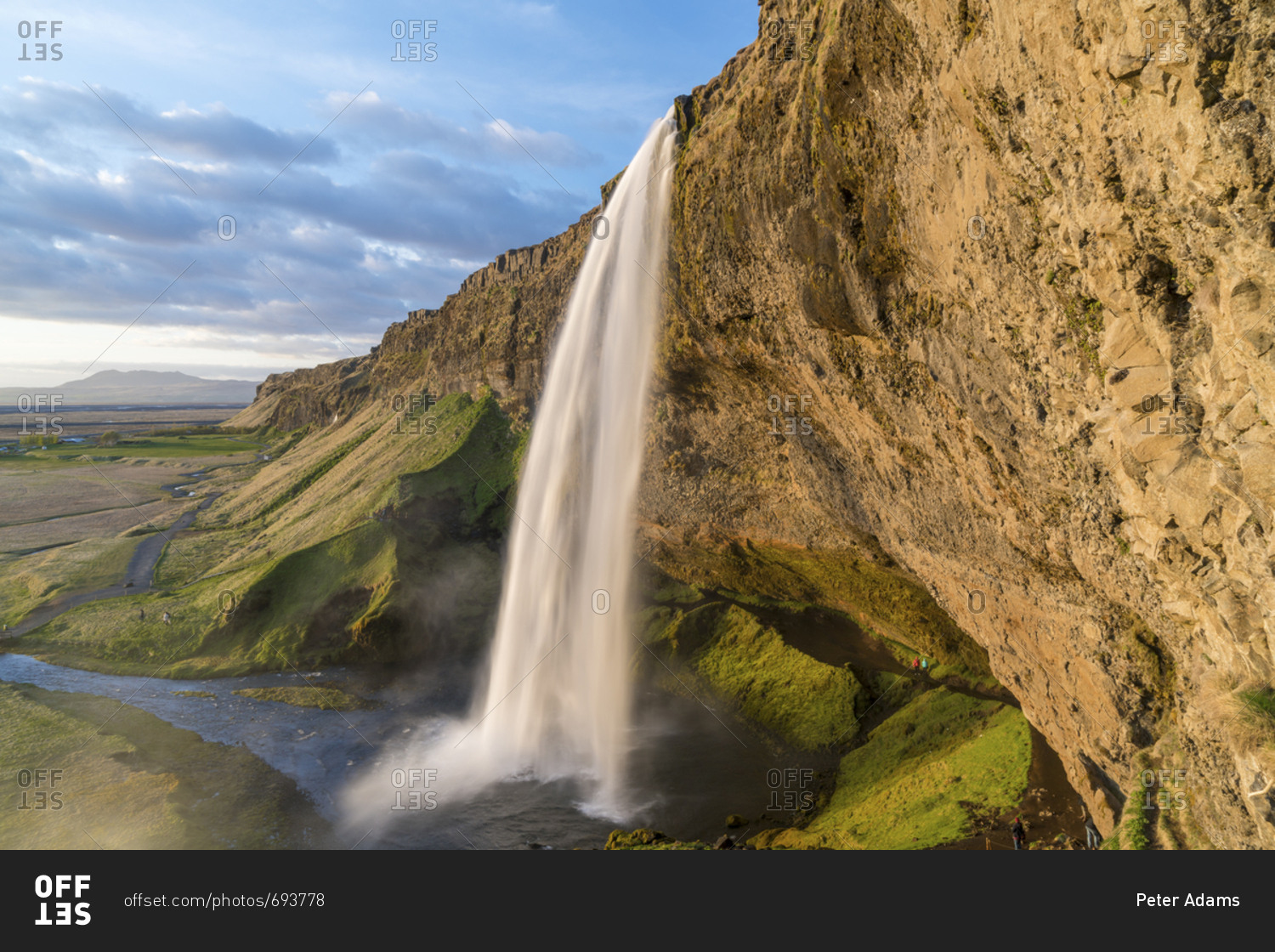 Seljalandsfoss waterfall, south coast, Iceland