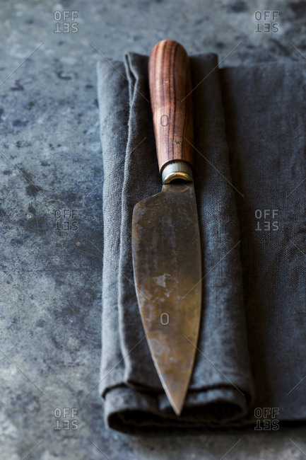 Food prep, knives napkin