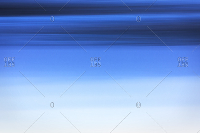 Breaking waves and long exposure producing abstract image