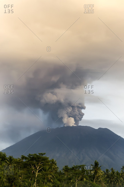 Volcano Agung, Bali, Indonesia - Offset
