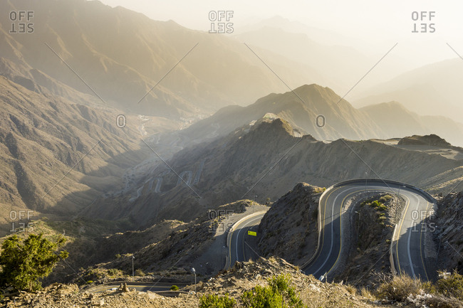 Beautiful Mountain Scenery Around Mount Souda Highest Mountain In