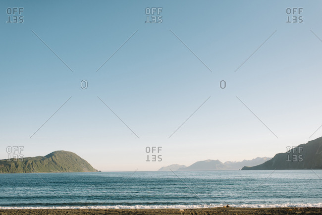 Ocean view from the Alaskan coast