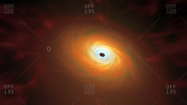 Black hole, illustration