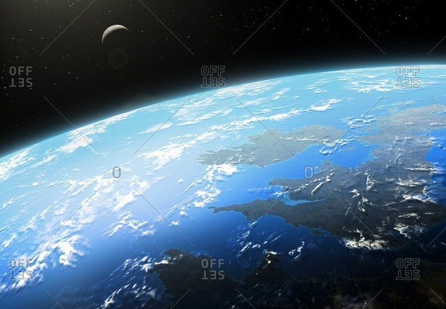 Illustration of the Earth from Space