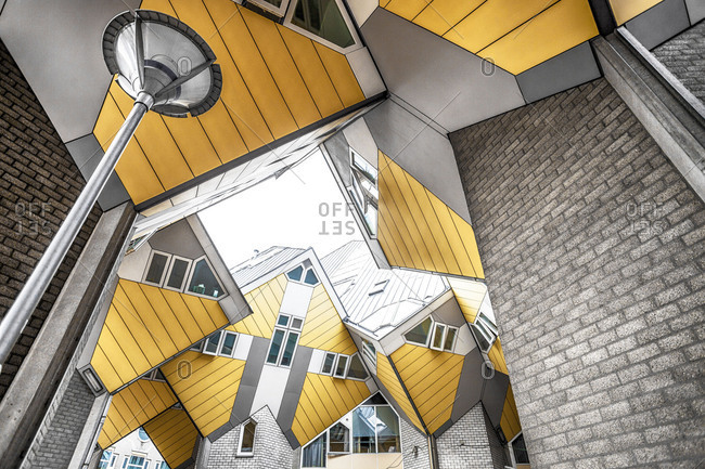 Cube houses designed by Piet Blom in Rotterdam