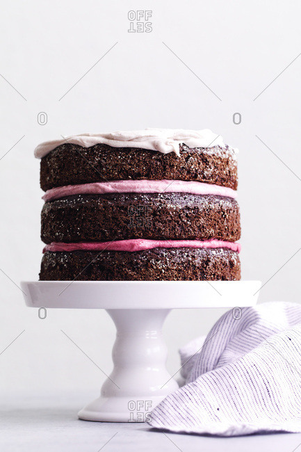 Pink ombre layer cake - Offset