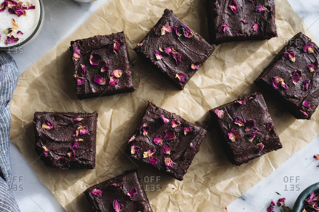Earl grey brownies