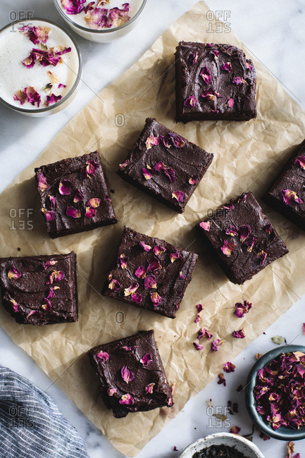Earl grey brownies