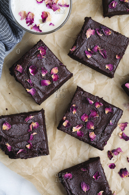 Earl grey brownies