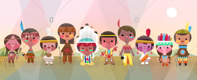 Ten little Indians - Offset Collection