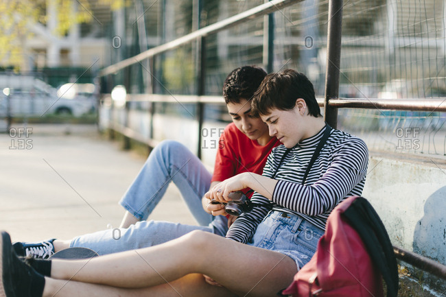 Lesbian Short Hair Stock Photos Offset