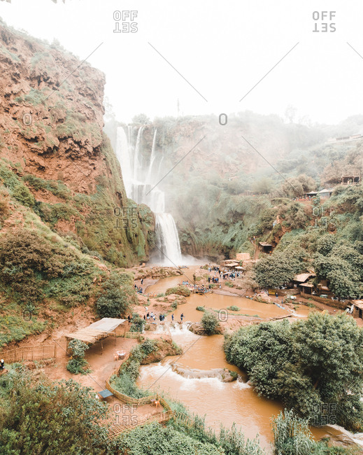 Ouzhoud Waterfalls in Morocco