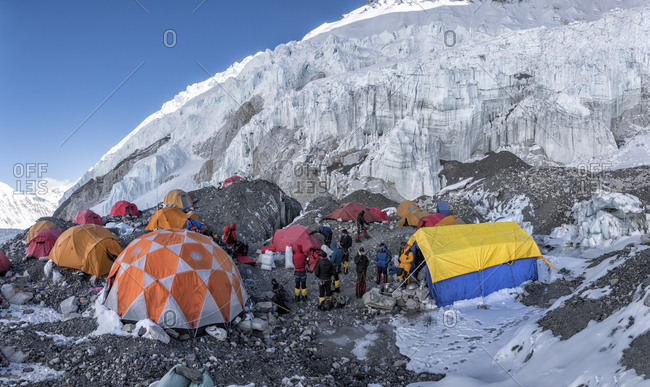 Nepal- Solo Khumbu- Everest- Sagamartha National Park- western Cwm- Camp 2
