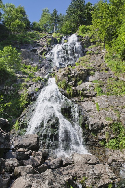 Hangloch Wasserfall, Todtnau, Black Forest, Baden-Wurttemberg, Germany