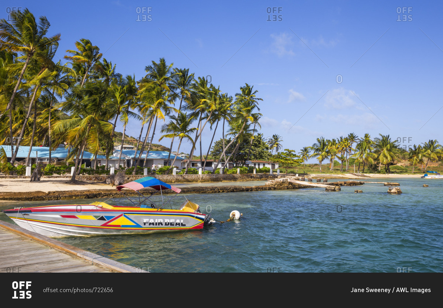 Union Island, St. Vincent and the Grenadines February 11, 2018 Clifton harbour, Yacht Club