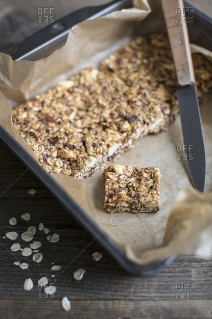 Homemade muesli slices - Offset Collection