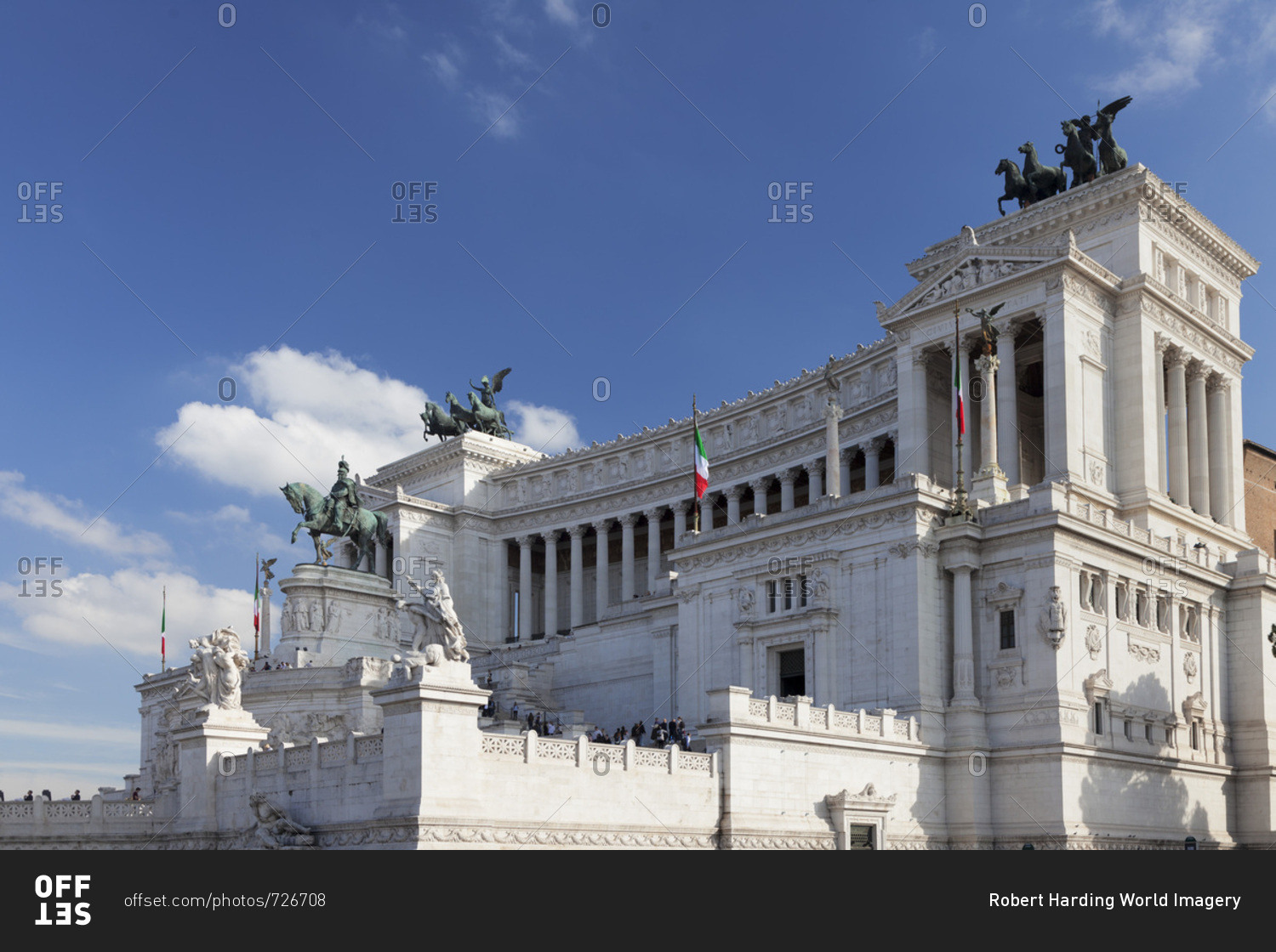 Vittoriano, National Monument Vittorio Emanuel, Piazza Venezia, Rome, Lazio, Italy, Europe