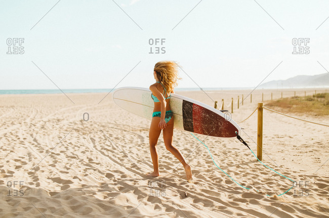 Surfer Girl Stock Photos Offset