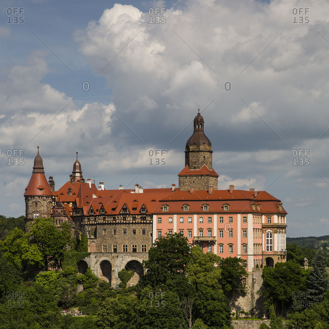 Europe, Poland, Lower Silesia, Schloss Fürstenstein, Ksiaz