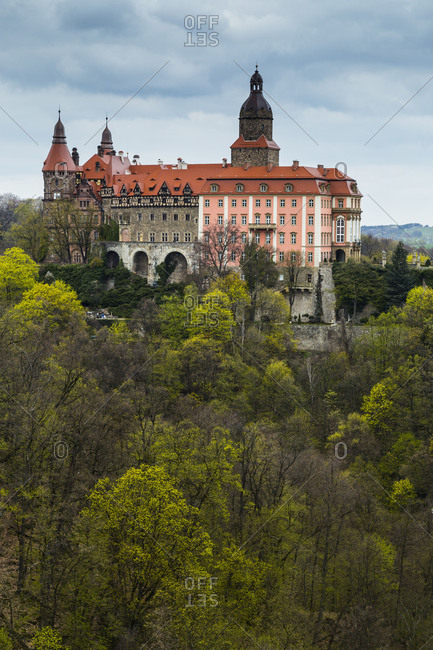 Europe, Poland, Lower Silesia, Schloss Fürstenstein, Ksiaz