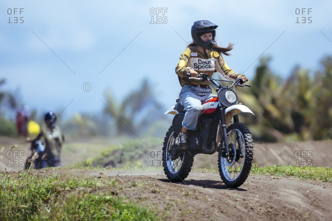 October 13, 2017: Deus Ex Machina motocross competition, Canggu, Bali, Indonesia
