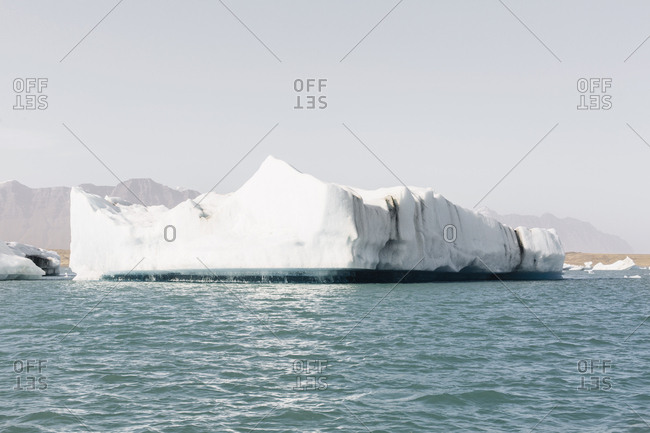Iceberg at Jokulsarlon Glacier Lagoon in Iceland