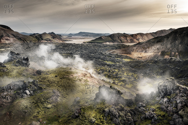 Iceland- South West- Landmannalaugar- Landscape highland