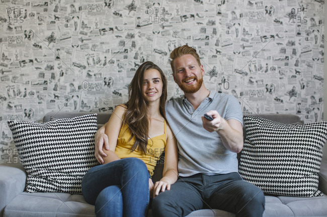 Couples Watching Tv Stock Photos Offset