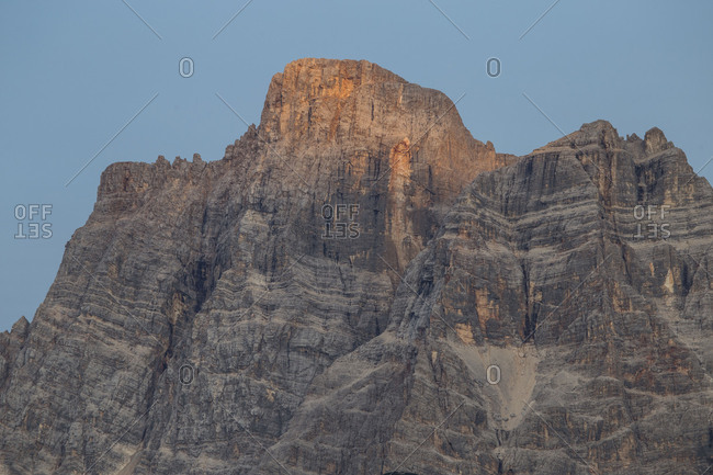 Europe, Italy, Alps, Dolomites, Veneto, Belluno, Colle Santa LuciaMonte Pelmo