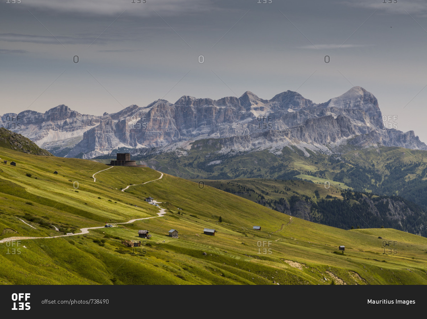 Europe, Italy, Alps, Dolomites, Mountains, Pordoi Pass