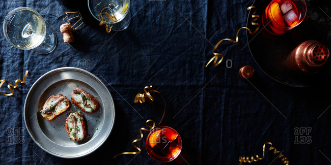 New year's party table