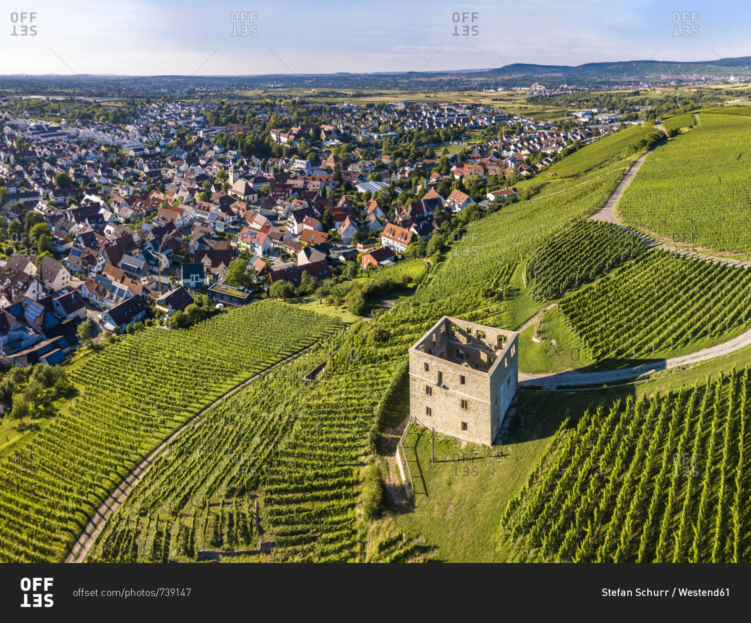 Germany- Baden-Wurttemberg- Rems Valley- Stetten- Yburg Castle