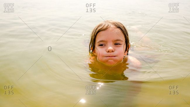 head above water stock photos - OFFSET