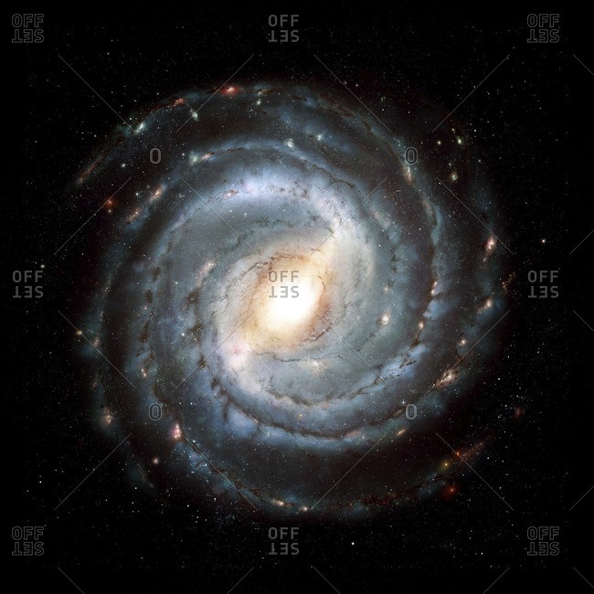 Illustration of the Milky Way galaxy