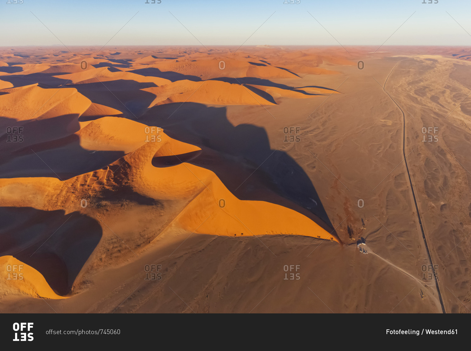 Africa- Namibia- Namib desert- Namib-Naukluft National Park- Aerial view of desert dune 45