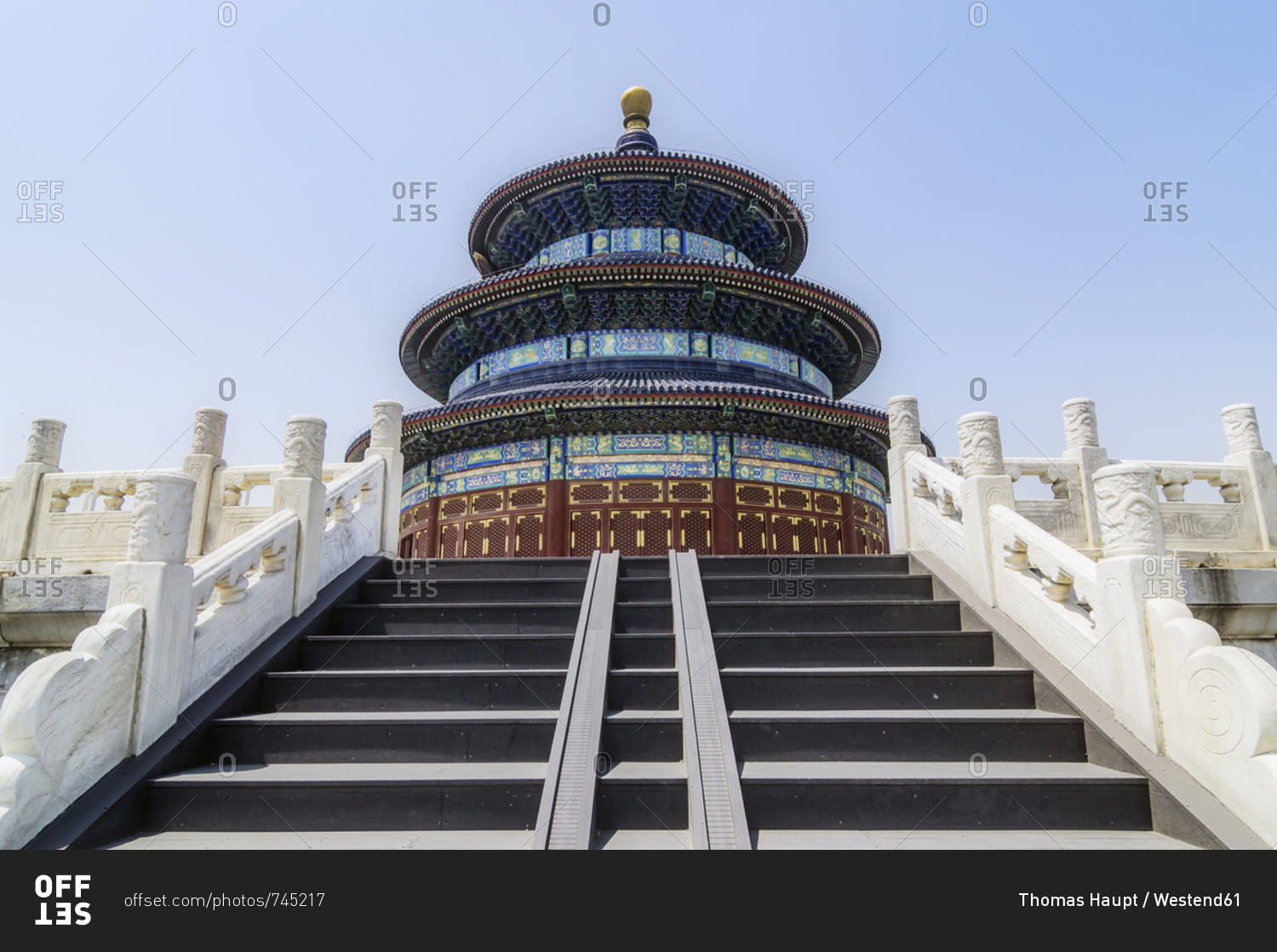 China- Beijing- view to Temple of Heaven